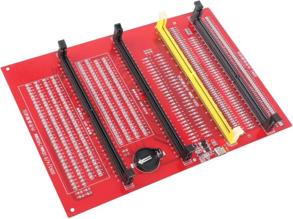 Ram Tester, Ram Memory Diagnostic Analyzer 4 in 1 Desktop Ddr3 Ddr4 Ddr5udmm Ddr5rdimm Tester Card with Light Memory Tester Ddr4 Ddr5 Tester Ram Tester Memory Testers - Image 3