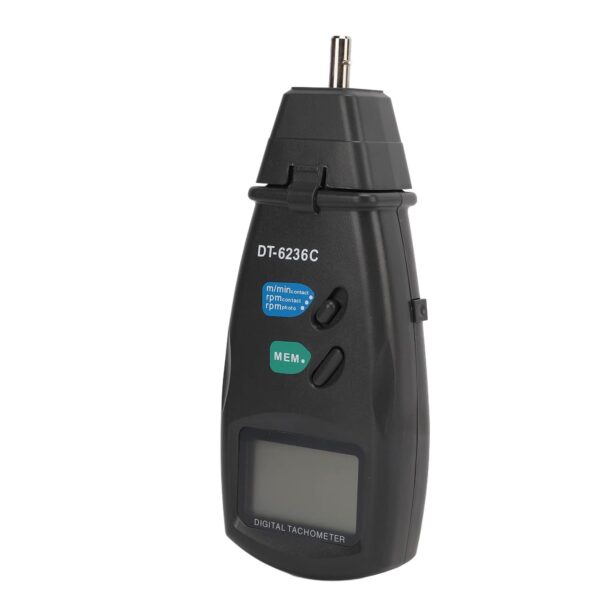 DT6236C Digital Tachometer Optoelectronic & Non RPM Tach Meter 19999RPM Speed Meter Pocket Rotation for Automobile Manufacturing - Image 7