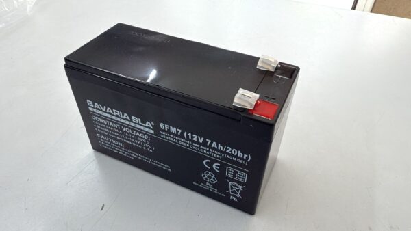 Bavaria 12V 7A Lead Acid Deep Cycle Battery - 7Ah