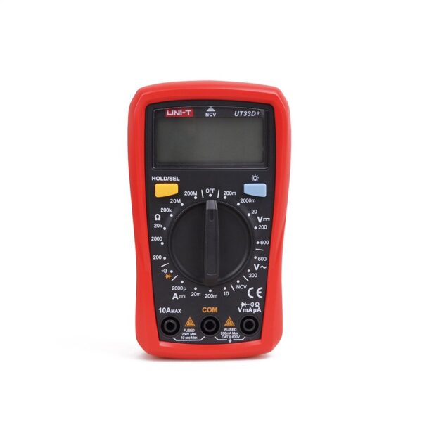 UNI-T UT33D+ Palm Size LCD Pocket Digital Tester Meter Multimeter