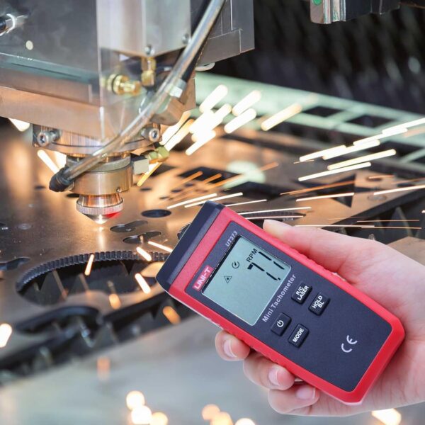 UNI-T UT373 Mini Digital Tachometer, 10~99999 RPM Non-Contact Tachometer Speed Meter Speed Gauge with Backlight, Max/Min/Data Hold, Rotating Speed/Count Function Switching - Image 7