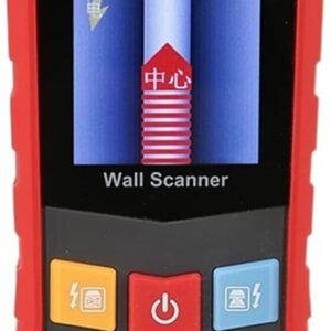 Wall Scanner 4 in 1 Metal Detector Wall Scanner Household AC Voltage Charged Stud Detector Wall Detector (Color : Red, Size : UT387E)