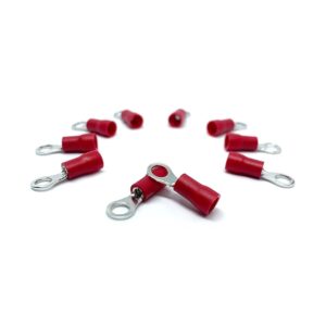 Insulated Ring Terminal RVS1.25-4 RED