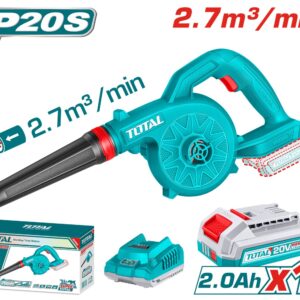 Total Tools Blower 20V Battery 18000 RPM + 2Ah Battery + Charger - TABLI20781