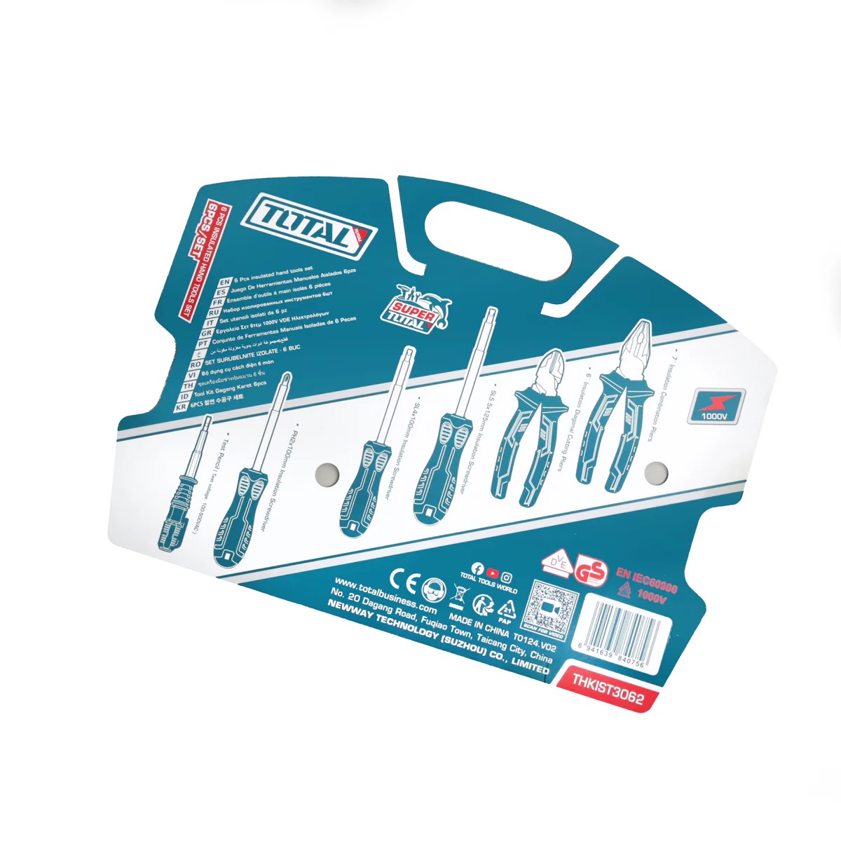 Total Insulated Hand Tools Set - 6pcs - THKIST3062 - Image 8