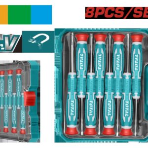 TOTAL 8Pcs precision screwdriver set THT250826