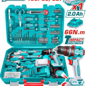 165 DRILL KIT FROM TOTAL - THKTHP11652 165 Pcs Tools Set