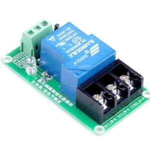 Arduino 5V 30A 1-Channel Relay Module High Low Level Trigger with Optocoupler Isolation Load DC 30V AC 250V 30A for PLC Automation Equipment Control Industrial Control