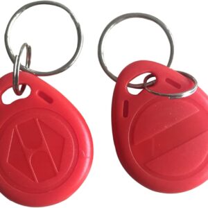 125khz rewritable T5577 Red RFID keyfobs tag for Hotel key