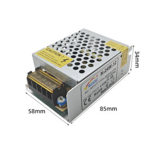 12V – 2A (24W) Switching Power Supply – AC Voltage Input: 110V ~ 220V