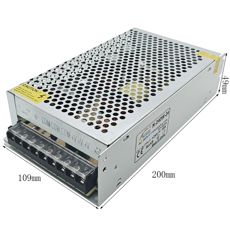 24V – 10.41A (250W) Switching Power Supply – AC Voltage Input: 110V ~ 220V - Image 3
