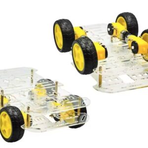 New Higher Robot Car Chassis 4 Wheels