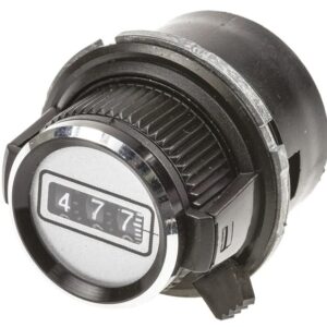 Vishay 30.6 mm Knob Diameter Black Potentiometer Knob for 6.35 mm Shaft Circular