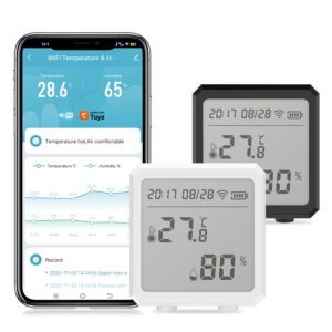 Tuya Weather Thermometer Hygrometer Smart WIFI Temperature & Humidity Sensor With App Control
