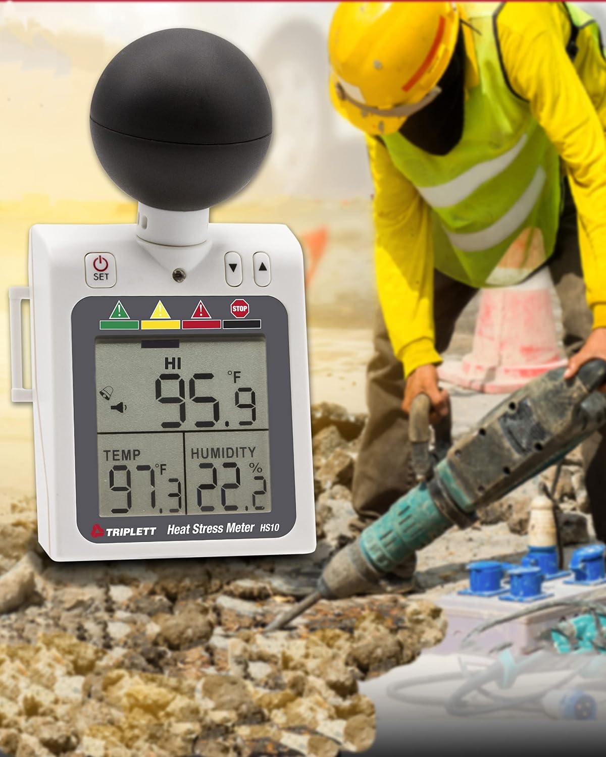 Triplett HS10 Heat Stress WBGT Meter - Image 2