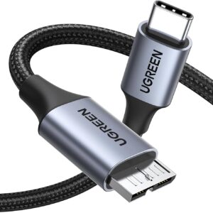UGREEN 10Gbps USB C to Micro B Cable 1.5FT
