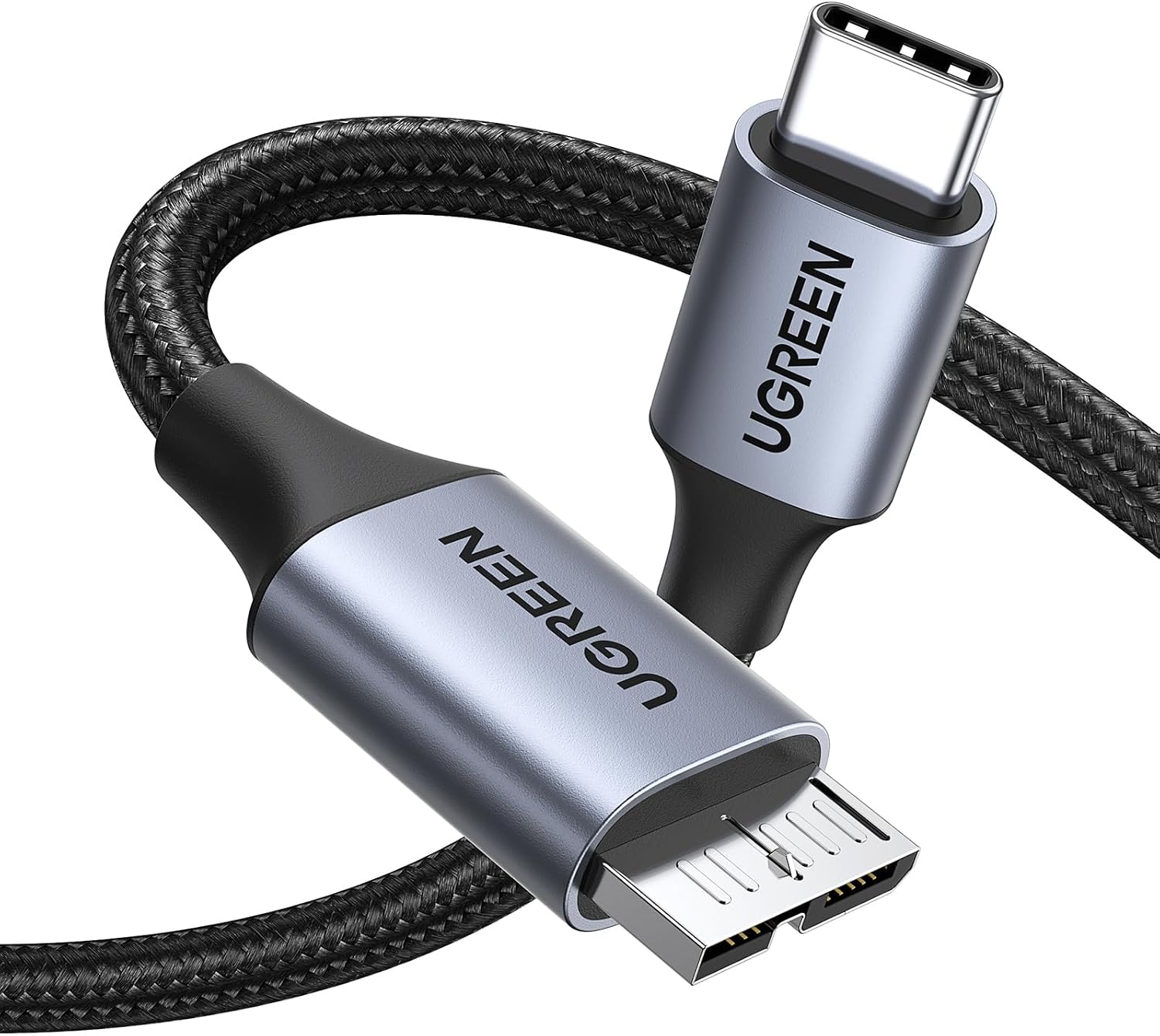 UGREEN 10Gbps USB C to Micro B Cable 1.5FT
